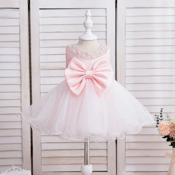 Friends and Family Sale Baby Girl Easter Dress Cute Bow Sleeveless Mesh Princess Dress Friends and Family Sale Baby Girl Easter Dress Cute Bow Sleeveless Mesh Princess Dress