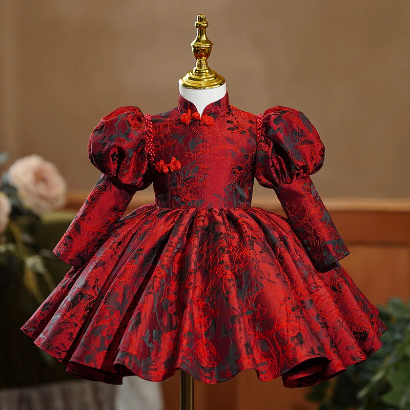 Daily Deals Girl Christmas Dress Baby Girl Dress Flower Girl Dress Autumn Elegant Red Embroidery Long Sleeve Princess Party Dress Daily Deals Girl Christmas Dress Baby Girl Dress Flower Girl Dress Autumn Elegant Red Embroidery Long Sleeve Princess Party Dress
