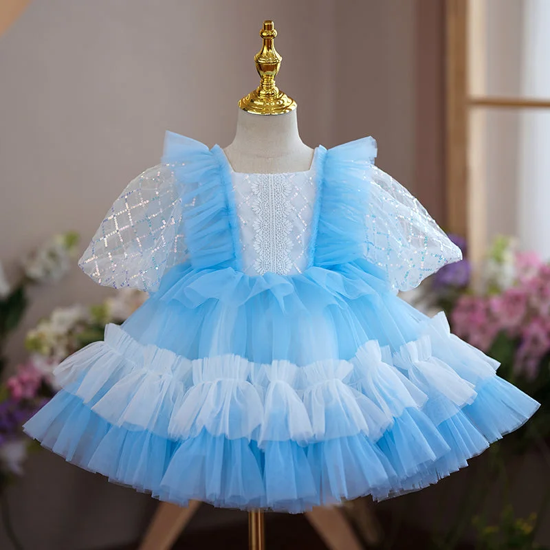 Exclusive Savings Toddler Ball Gowns Little Girl Summer Fluffy Cake Princess Party Communion Dress
