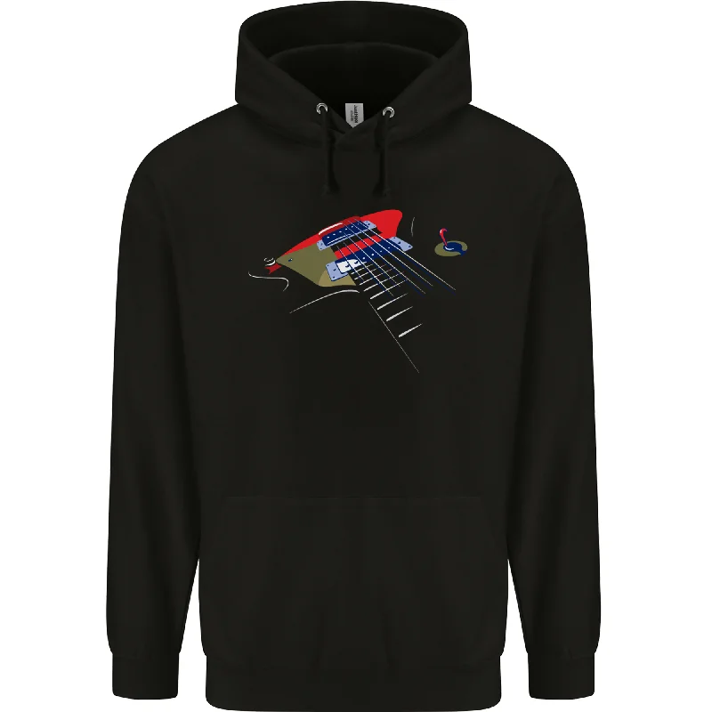 Early Access Guitar Perspective Guitarist Bass Electric Mens 80% Cotton Hoodie