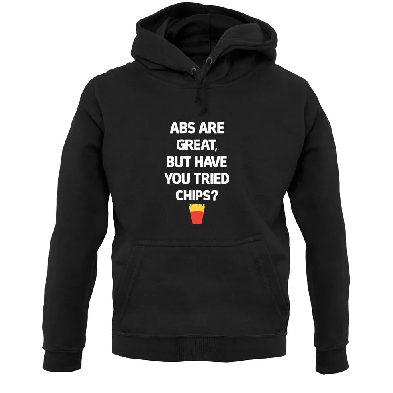 Savings Spectacular Abs Are Great, Chips Unisex Hoodie