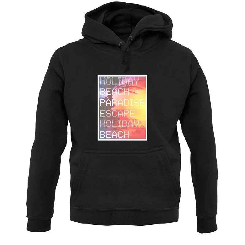 Doorbuster Deal Beach Scene Holiday Paradise Unisex Hoodie