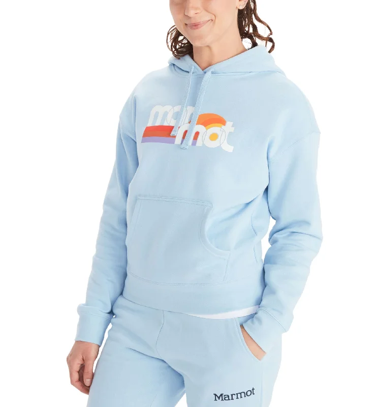 Midnight Madness Marmot Womens Oceanside Graphic Print Hoodie