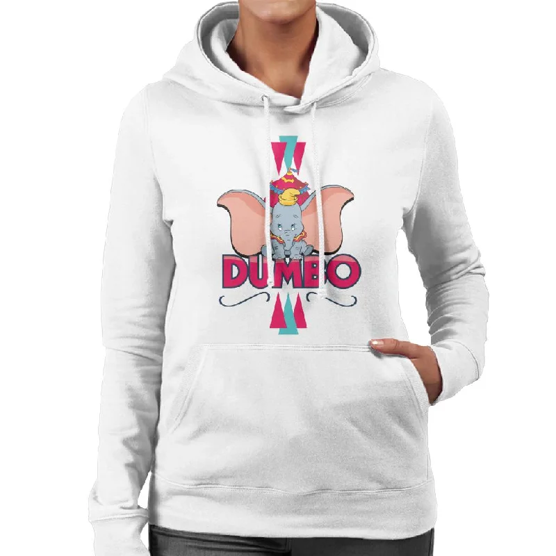 Hot Deal Disney Dumbo Ears Circus Art Women's Hooded Sweatshirt