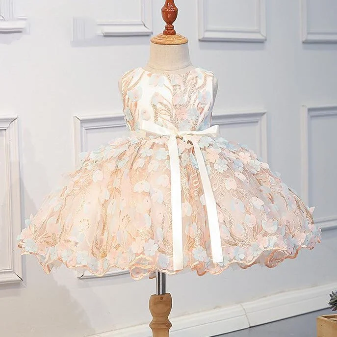 Online Exclusive Girl Formal Dresses Baby Girl Birthday Party Dress Summer Embroidered Toddler Princess Dress