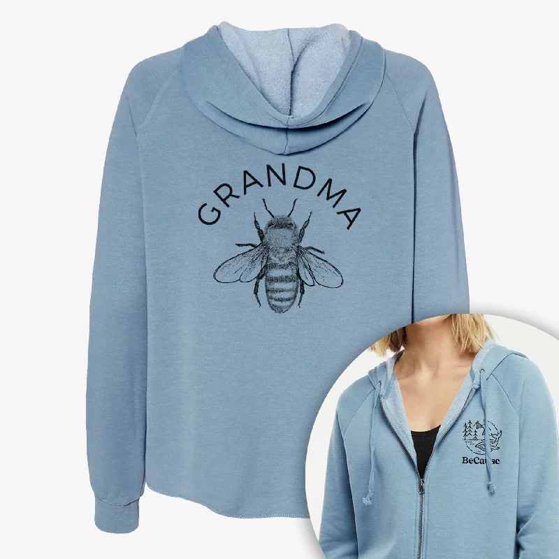 Time-Limited Offer Grandma Bee - Women's Cali Wave Zip-Up Sweatshirt