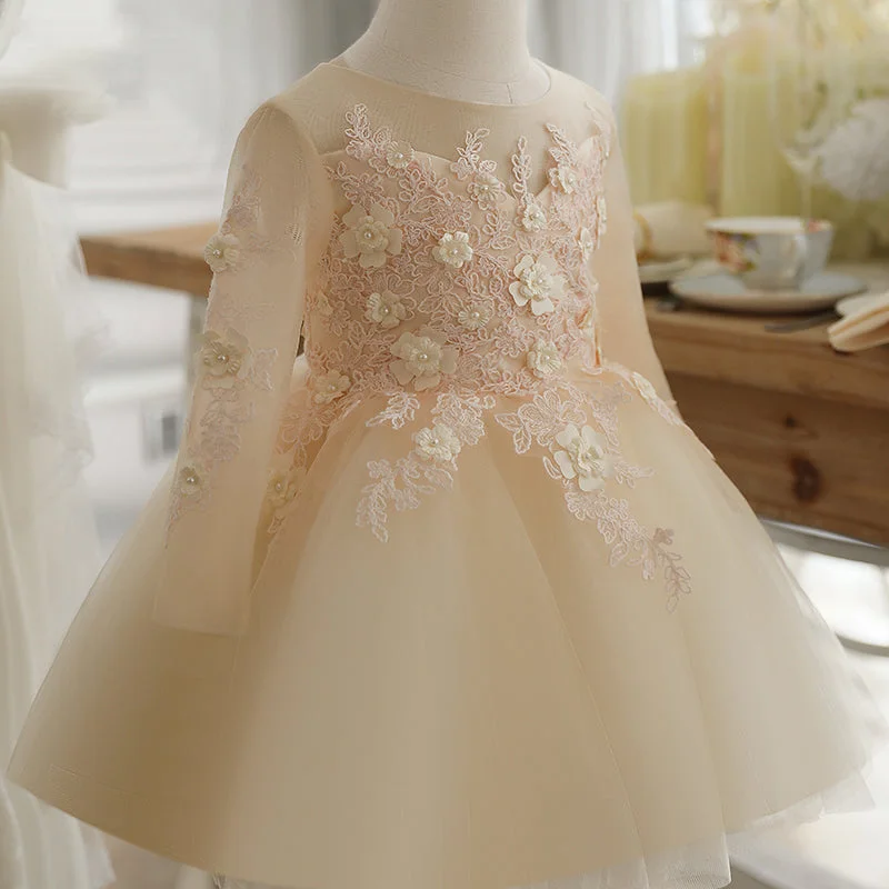 Best Bargains Girl Formal Princess Dresses Baby Girl Summer Elegant Flower Mesh Puffy Birthday Party Dress Best Bargains Girl Formal Princess Dresses Baby Girl Summer Elegant Flower Mesh Puffy Birthday Party Dress