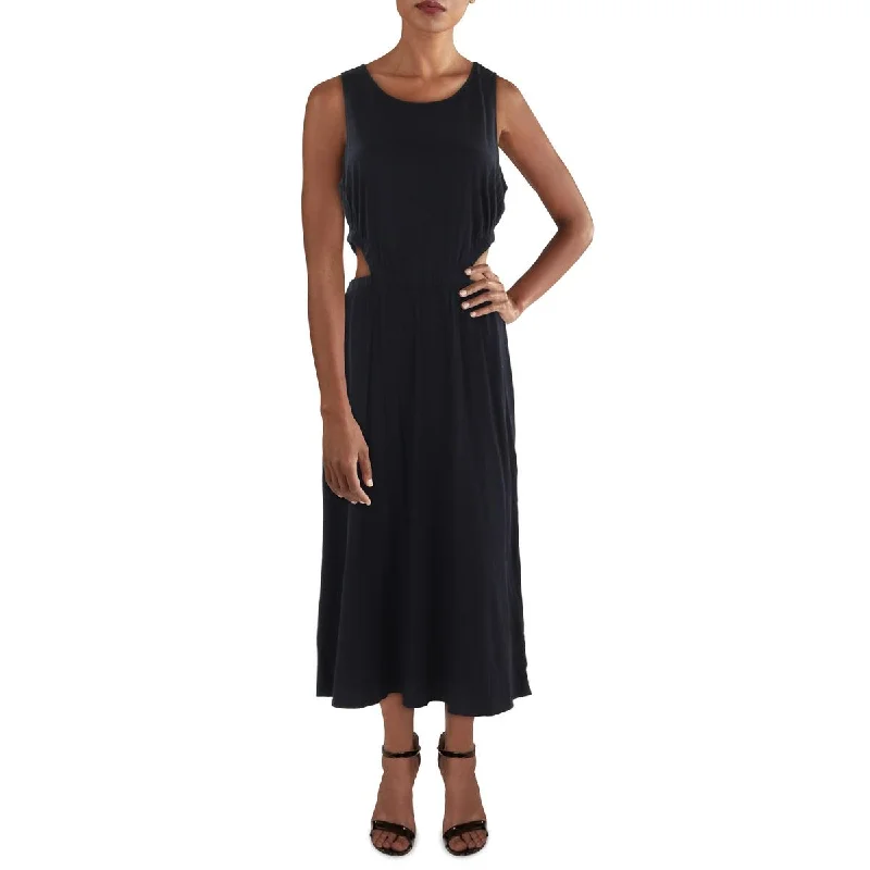 Michael Stars Womens Full Length Cotton Blend Maxi Dress