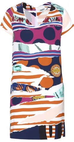 Markdown Madness Vibrant Jersey Dress
