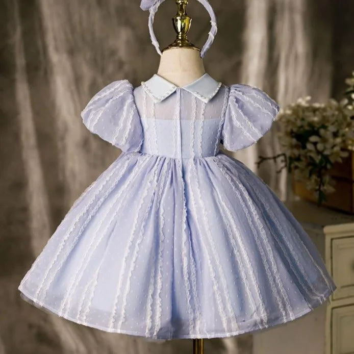 Mega Sale Baby Girl First Communion Dress Princess Party Dress Retro Formal Puff Sleeves Dress Mega Sale Baby Girl First Communion Dress Princess Party Dress Retro Formal Puff Sleeves Dress