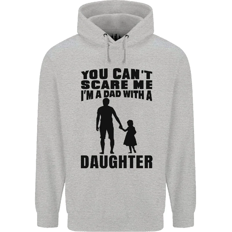 Anniversary Sale Dad With a Daughter Funny Fathers Day Mens 80% Cotton Hoodie