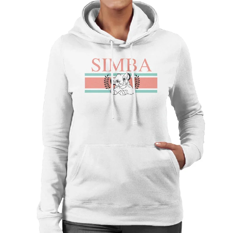 Limited Edition Disney Simba Leaf The Lion King Women's Hooded Sweatshirt