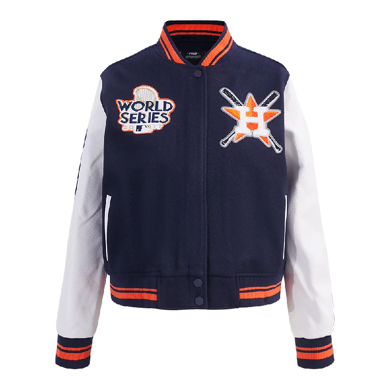 Stock Clearance CHAMARRA UNIVERSITARIA MLB HOUSTON ASTROS MASH UP PARA MUJER